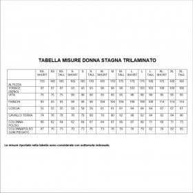 taglie stagna donna